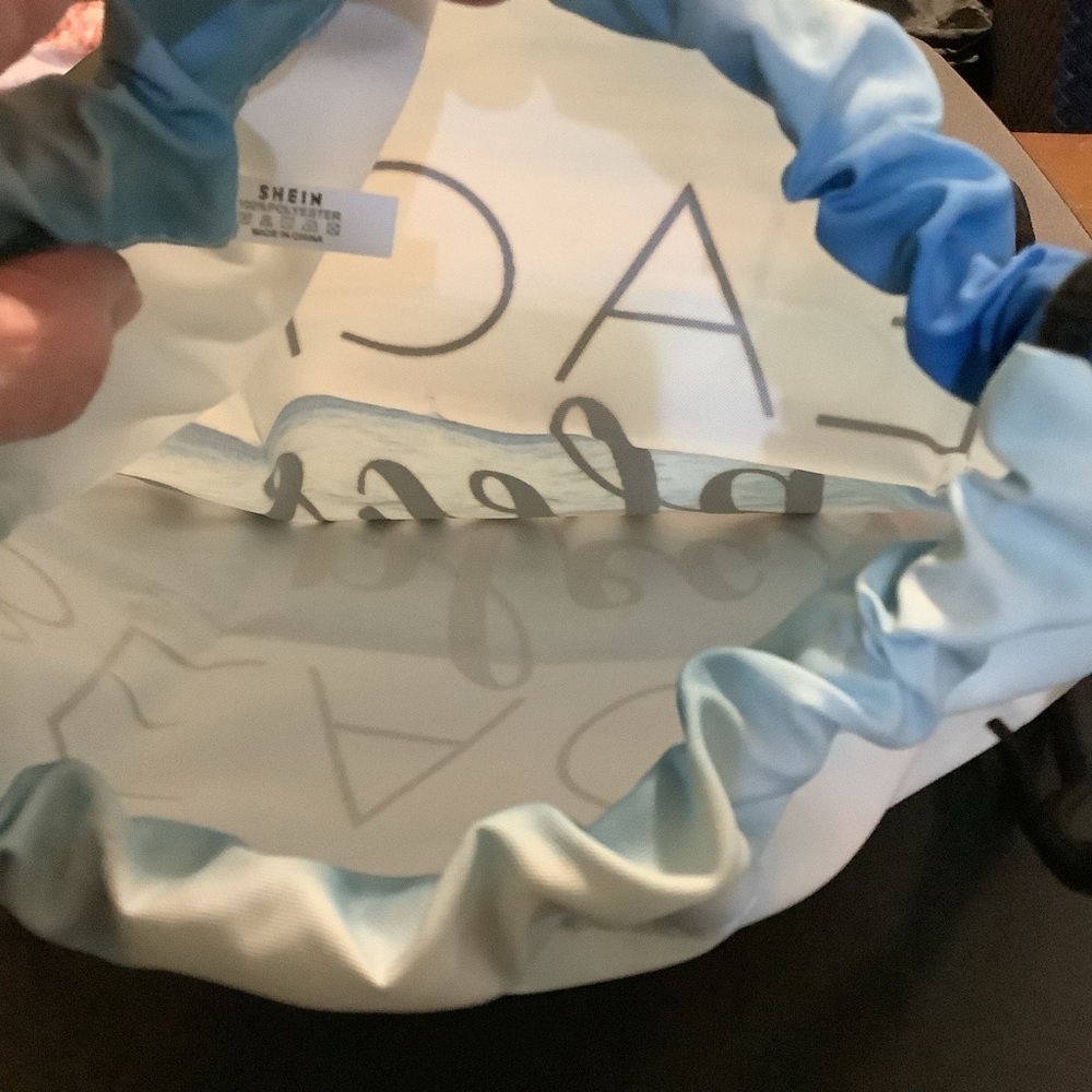 Beach Please Drawstring Backpack - Picture 3 of 3